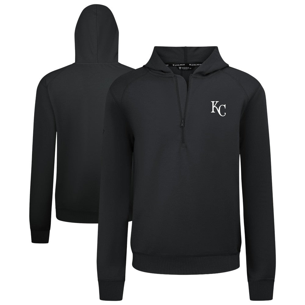 Kansas City Royals Levelwear Technic Insignia Quarter-Zip Hoodie for sale