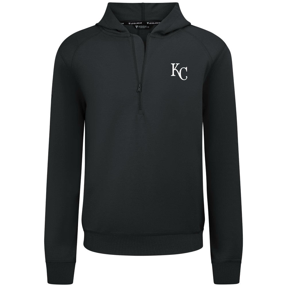 Kansas City Royals Levelwear Technic Insignia Quarter-Zip Hoodie for sale