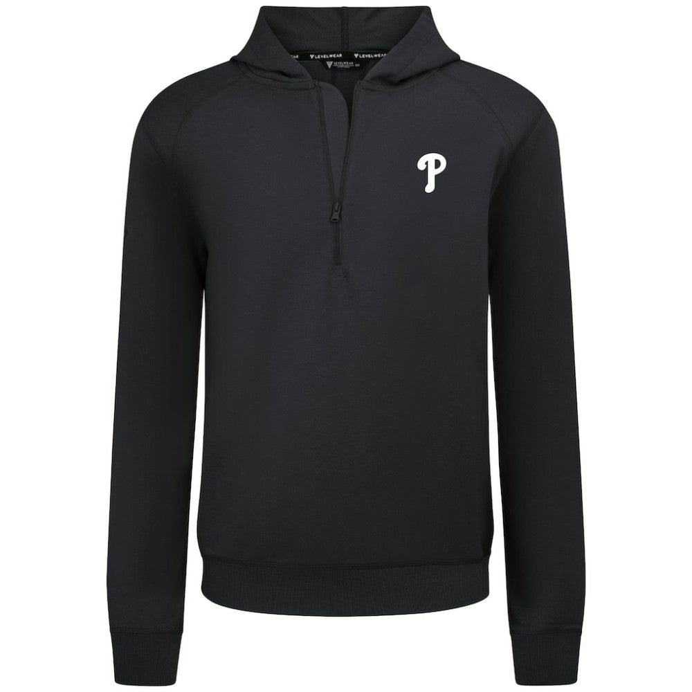 Philadelphia Phillies Levelwear Technic Insignia Quarter-Zip Hoodie Clearance