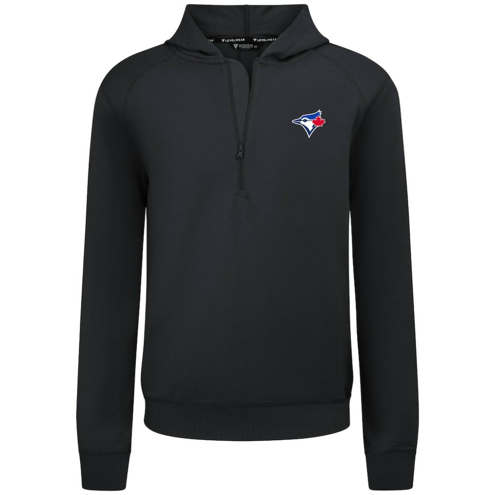 Toronto Blue Jays Levelwear Technic Insignia Quarter-Zip Hoodie Lifestyle