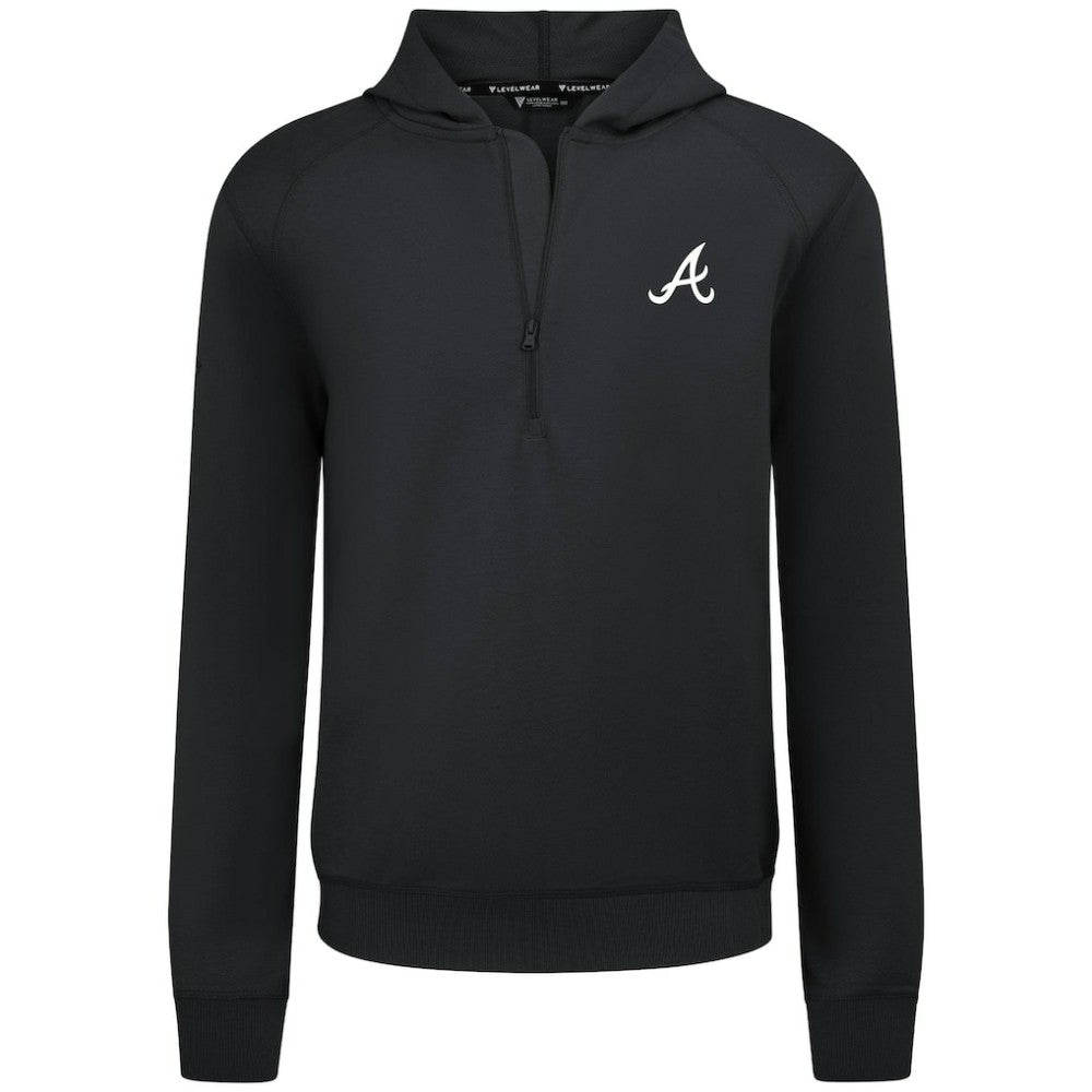 Atlanta Braves Levelwear Technic Insignia Quarter-Zip Hoodie Near Me