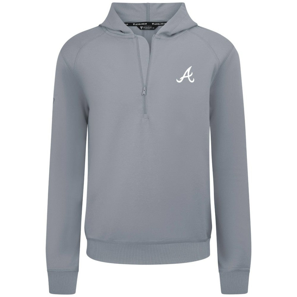 Atlanta Braves Levelwear Technic Insignia Quarter-Zip Hoodie discount