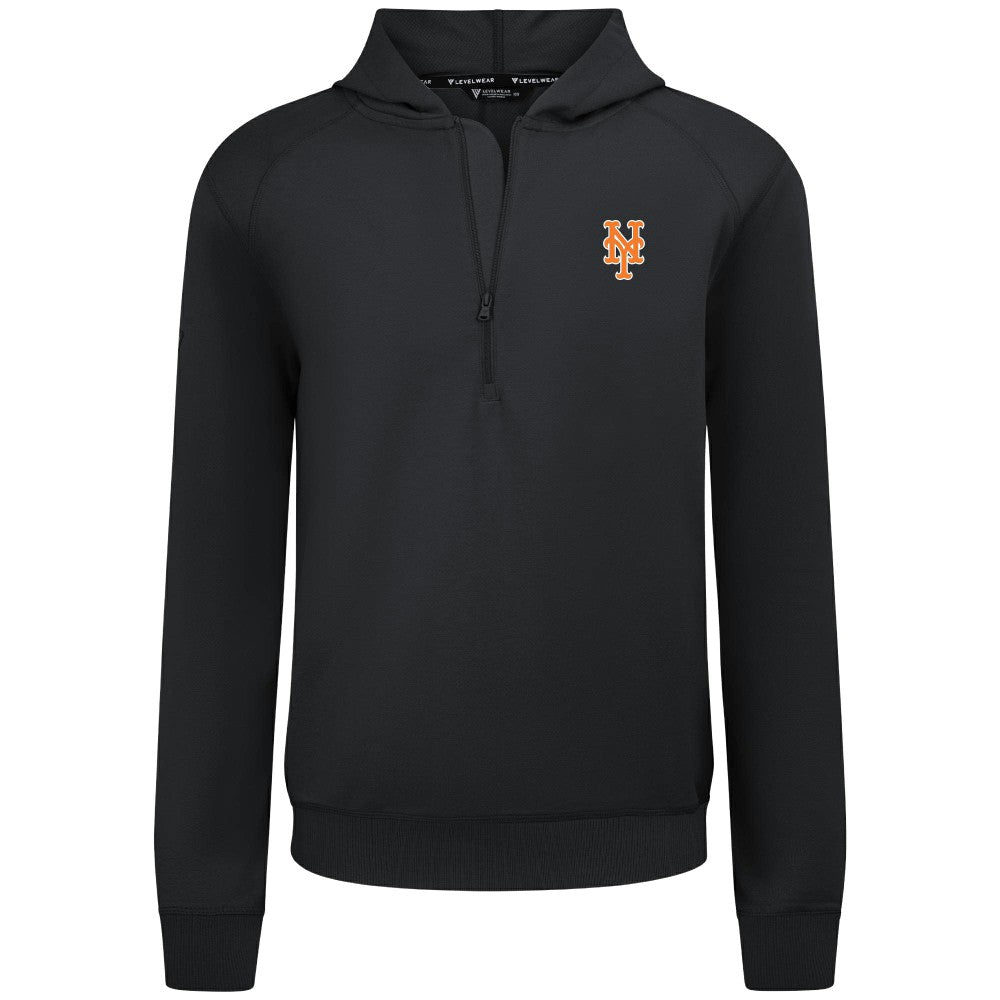 New York Mets Levelwear Technic Insignia Quarter-Zip Hoodie Sale