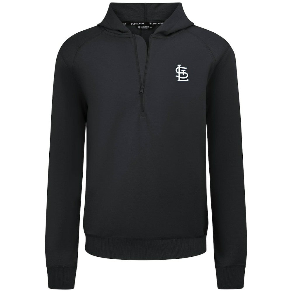 St. Louis Cardinals Levelwear Technic Insignia Quarter-Zip Hoodie Sale