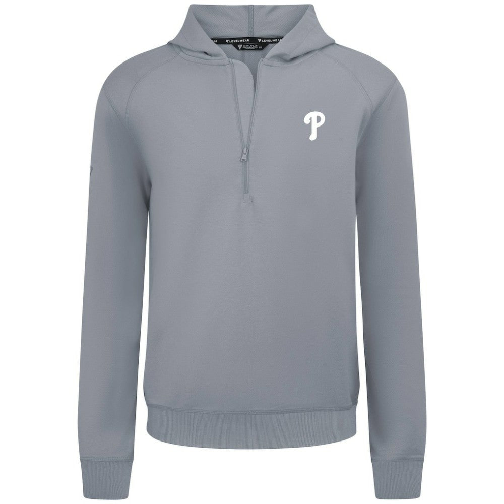 Philadelphia Phillies Levelwear Technic Insignia Quarter-Zip Hoodie Clearance