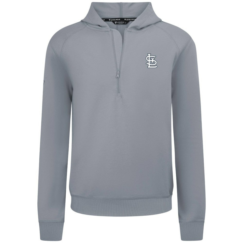 St. Louis Cardinals Levelwear Technic Insignia Quarter-Zip Hoodie discount