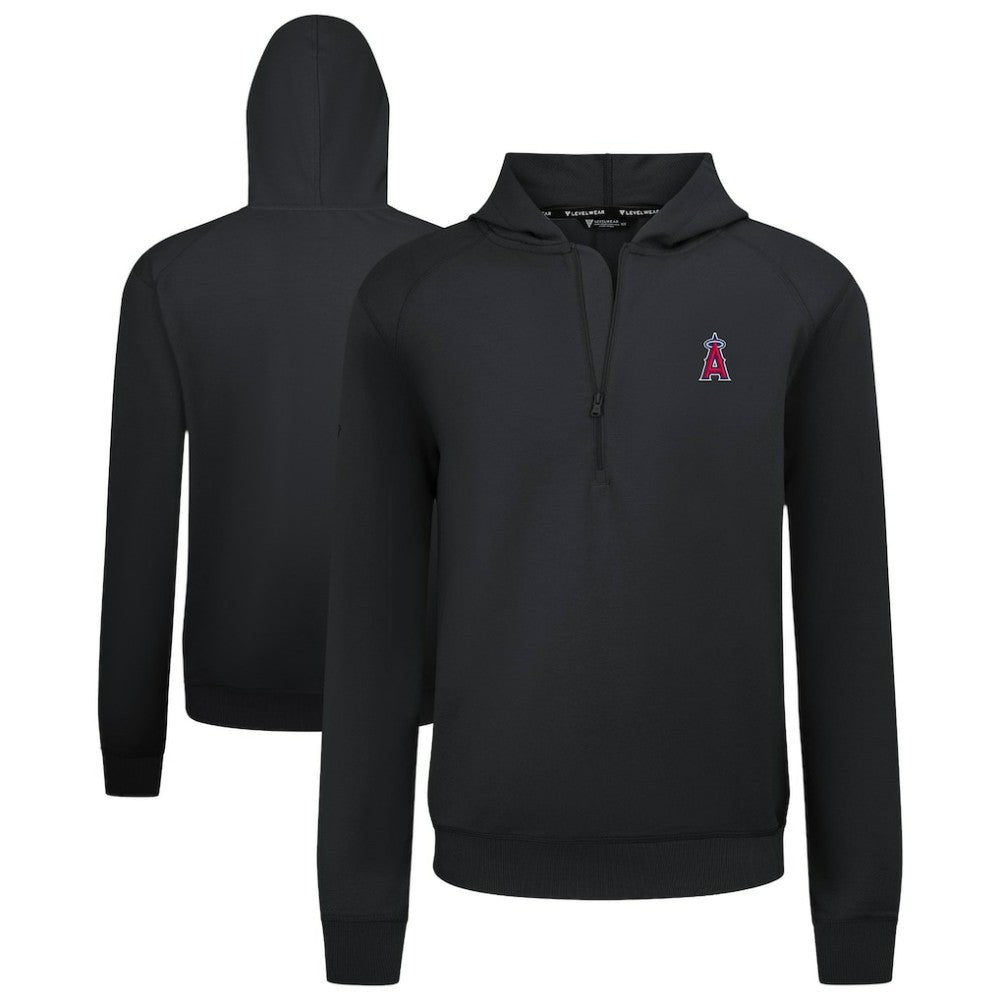 Los Angeles Angels Levelwear Technic Insignia Quarter-Zip Hoodie On Sale