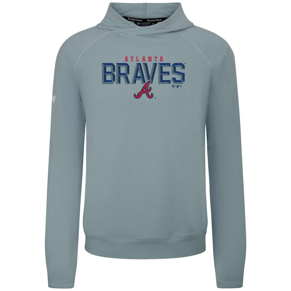 Atlanta Braves Levelwear Mandate Carve Tri-Blend Hoodie On Sale