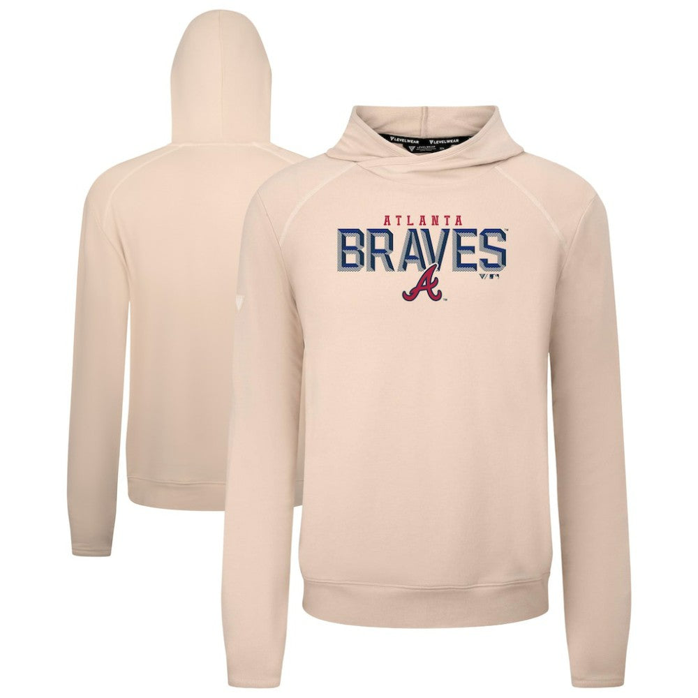 Atlanta Braves Levelwear Mandate Carve Tri-Blend Hoodie Sale