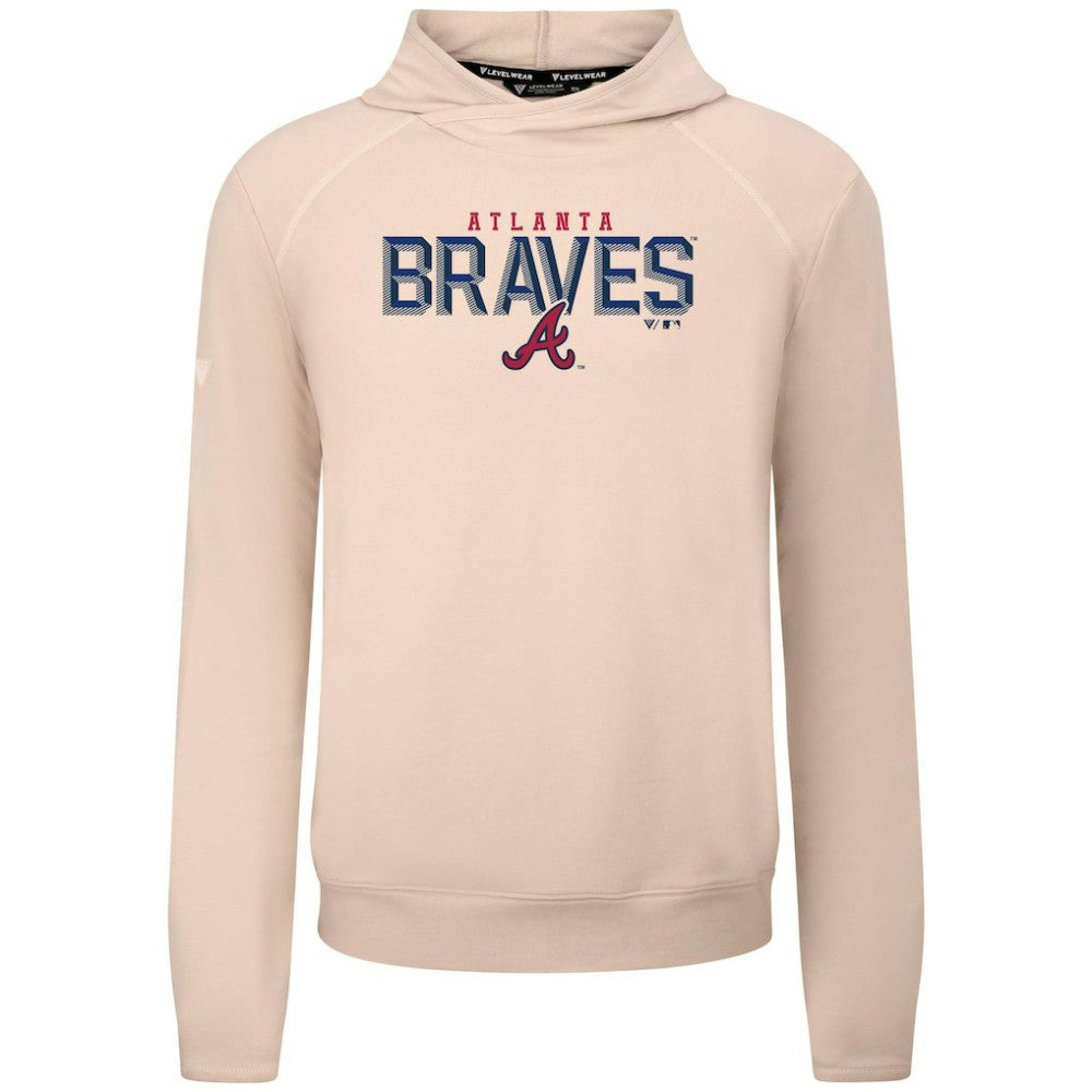 Atlanta Braves Levelwear Mandate Carve Tri-Blend Hoodie Sale