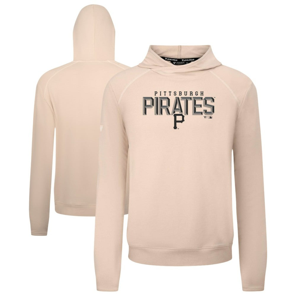 Pittsburgh Pirates Levelwear Mandate Carve Tri-Blend Hoodie On Sale