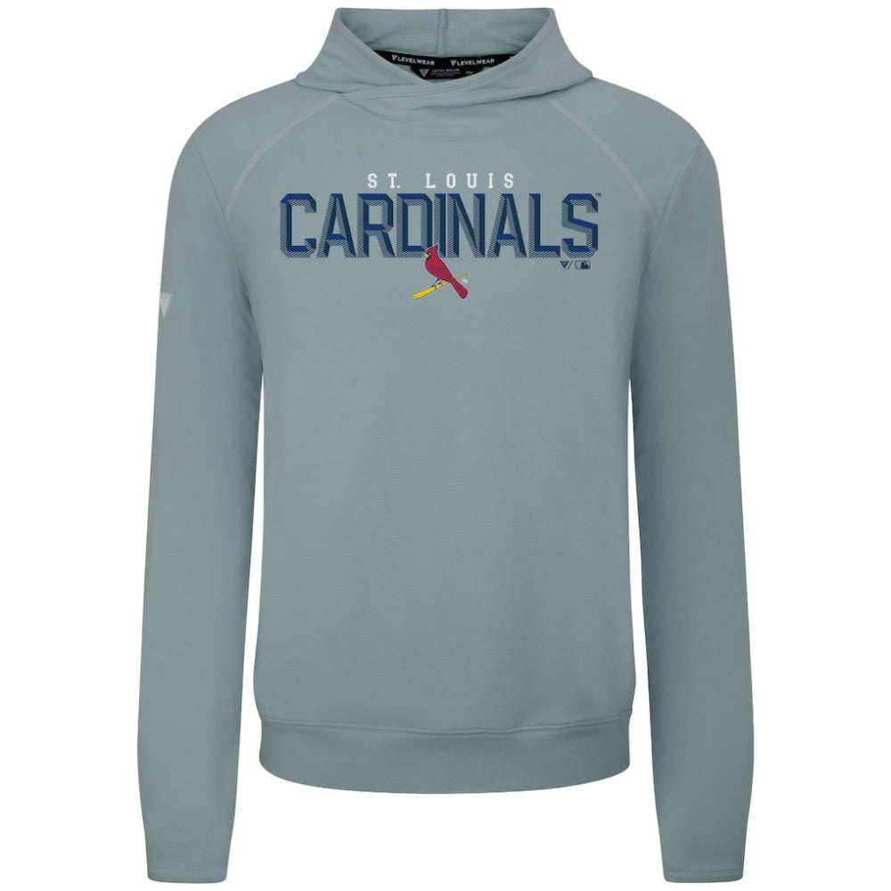 St. Louis Cardinals Levelwear Mandate Carve Tri-Blend Hoodie discount
