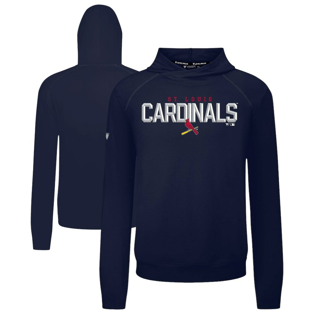 St. Louis Cardinals Levelwear Mandate Carve Tri-Blend Hoodie Sale