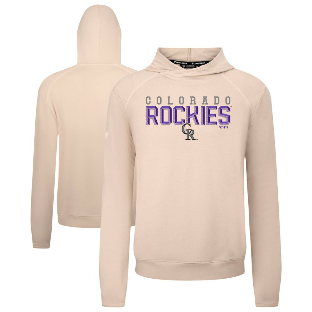 Colorado Rockies Levelwear Mandate Carve Tri-Blend Hoodie Lifestyle