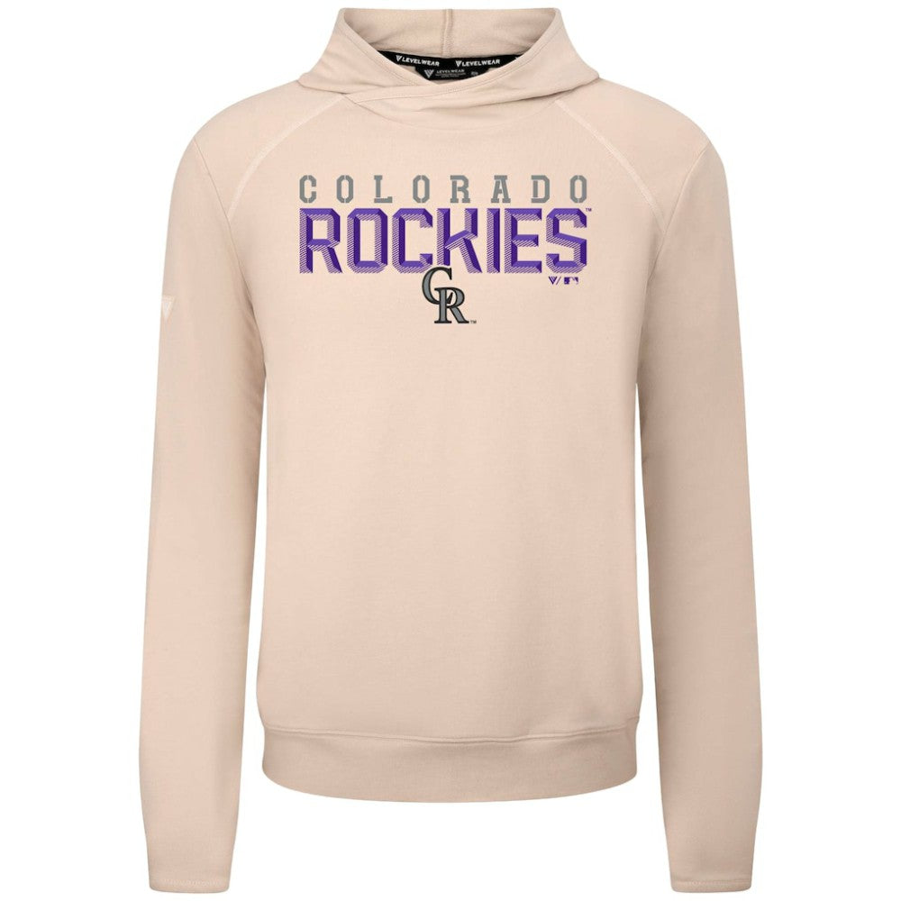 Colorado Rockies Levelwear Mandate Carve Tri-Blend Hoodie Lifestyle