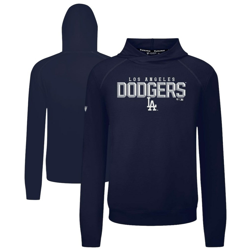 Los Angeles Dodgers Levelwear Mandate Carve Tri-Blend Hoodie On Sale
