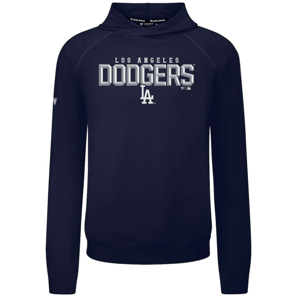 Los Angeles Dodgers Levelwear Mandate Carve Tri-Blend Hoodie On Sale