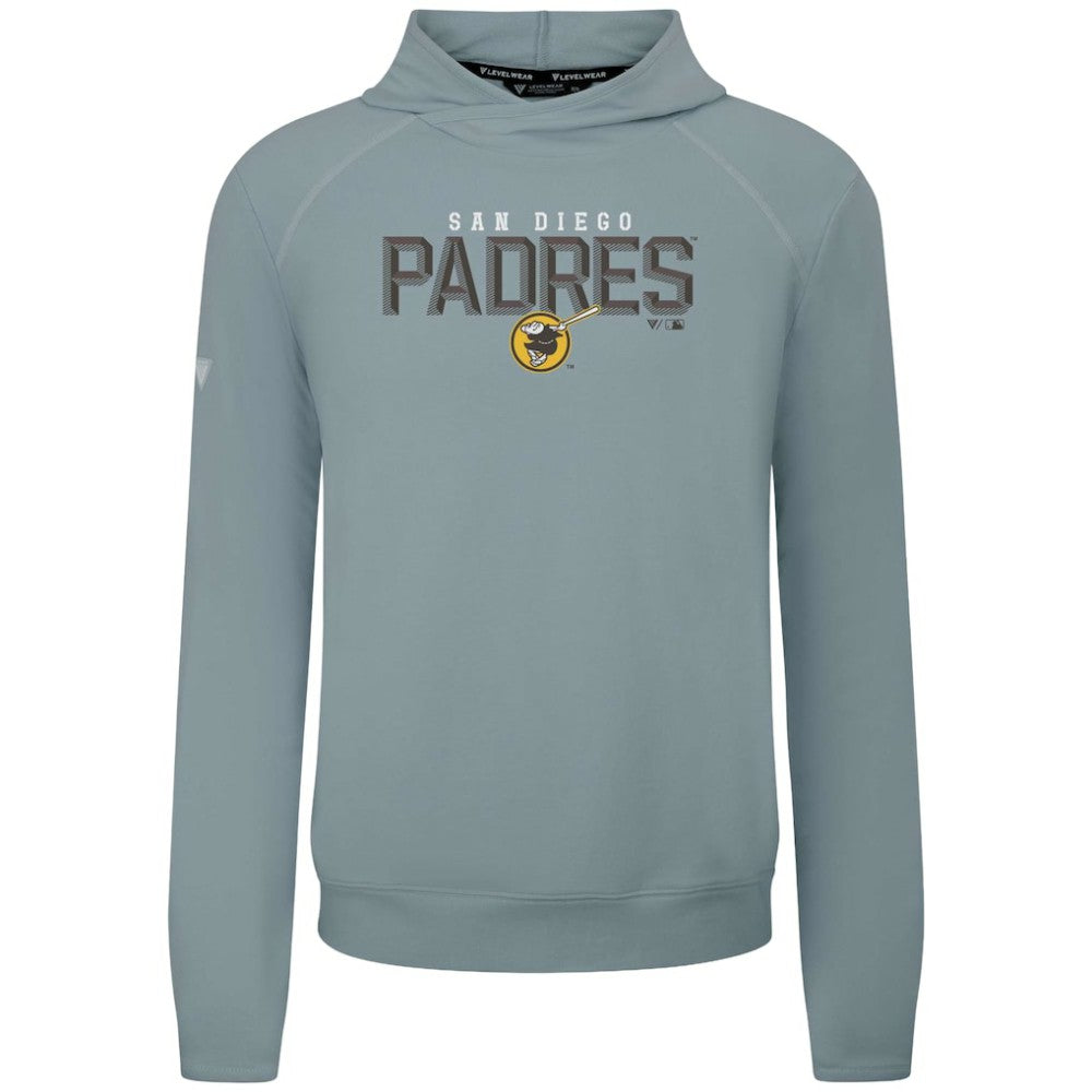 San Diego Padres Levelwear Mandate Carve Tri-Blend Hoodie On Sale
