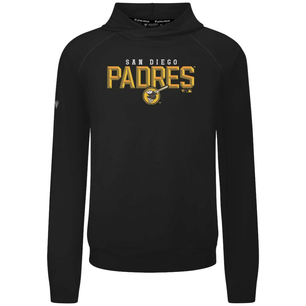 San Diego Padres Levelwear Mandate Carve Tri-Blend Hoodie Lifestyle