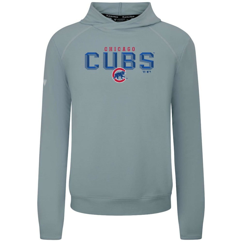 Chicago Cubs Levelwear Mandate Carve Tri-Blend Hoodie Lifestyle