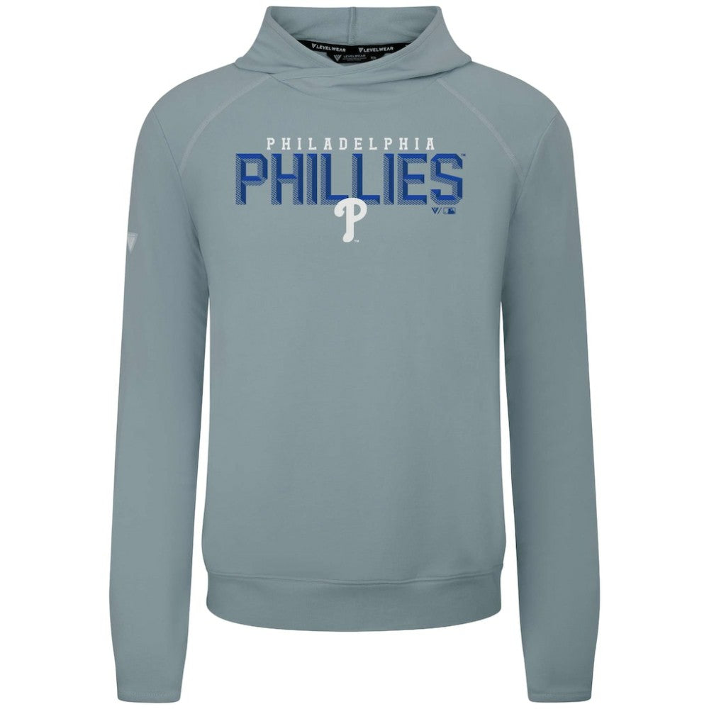 Philadelphia Phillies Levelwear Mandate Carve Tri-Blend Hoodie Clearance