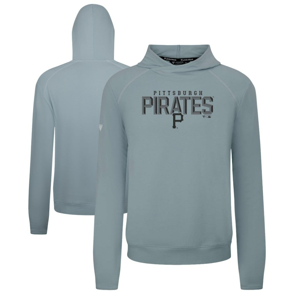 Pittsburgh Pirates Levelwear Mandate Carve Tri-Blend Hoodie for sale