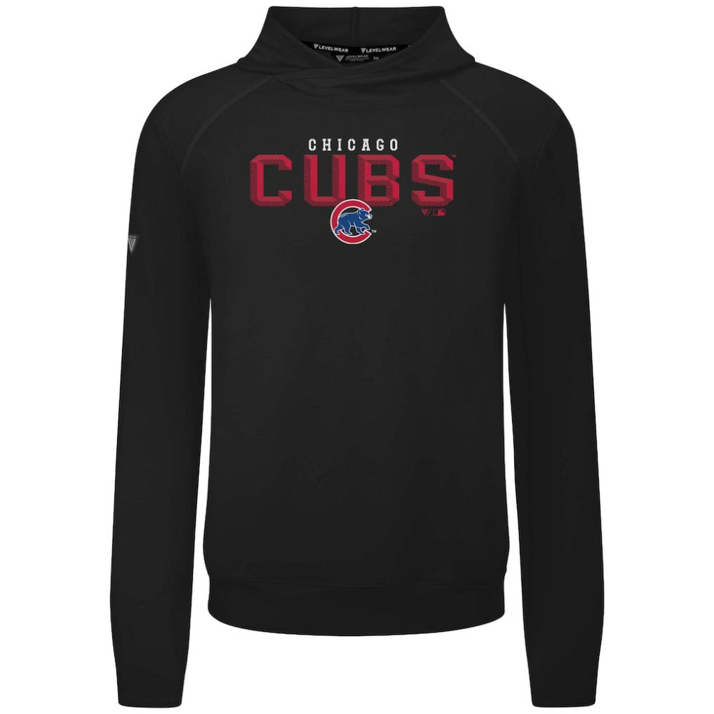 Chicago Cubs Levelwear Mandate Carve Tri-Blend Hoodie Clearance