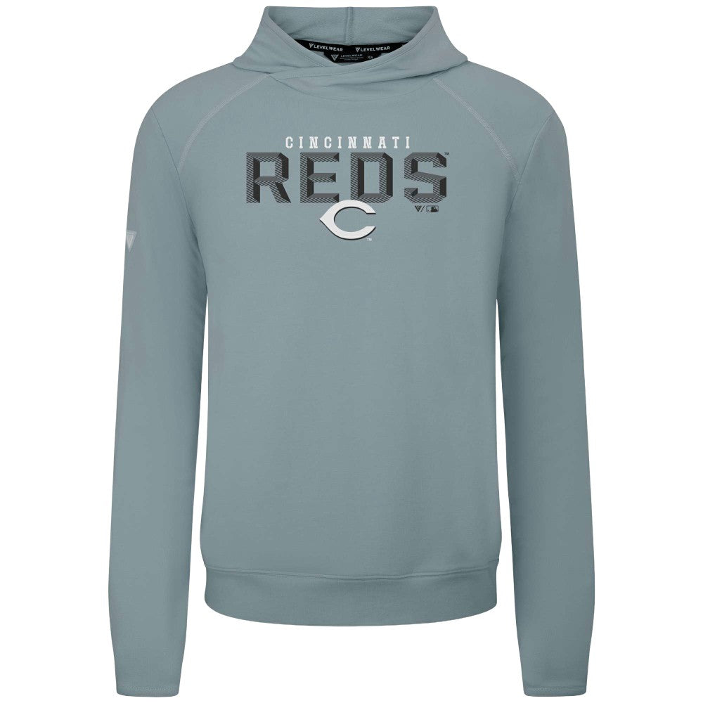 Cincinnati Reds Levelwear Mandate Carve Tri-Blend Hoodie for sale