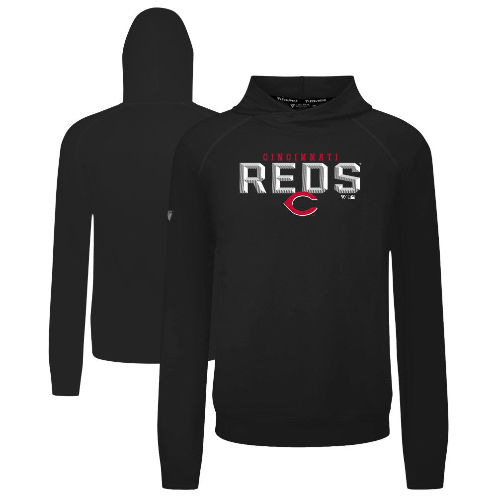 Cincinnati Reds Levelwear Mandate Carve Tri-Blend Hoodie discount