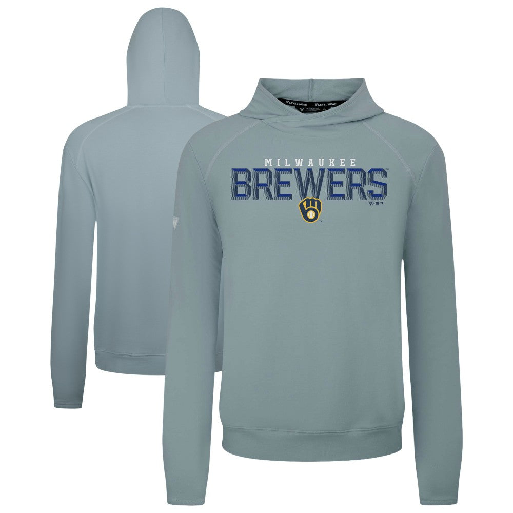 Milwaukee Brewers Levelwear Mandate Carve Tri-Blend Hoodie Sale