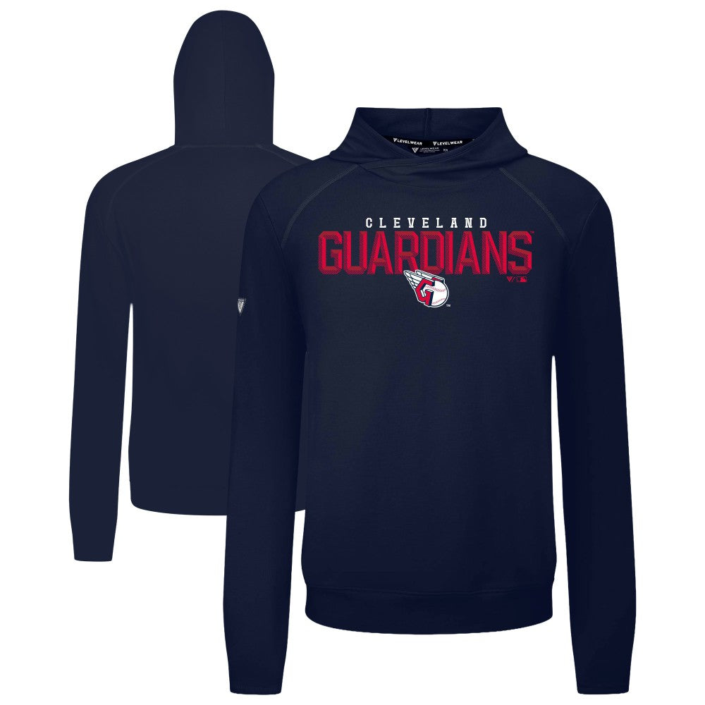 Cleveland Guardians Levelwear Mandate Carve Tri-Blend Hoodie Clearance