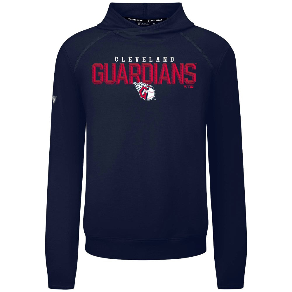 Cleveland Guardians Levelwear Mandate Carve Tri-Blend Hoodie Clearance