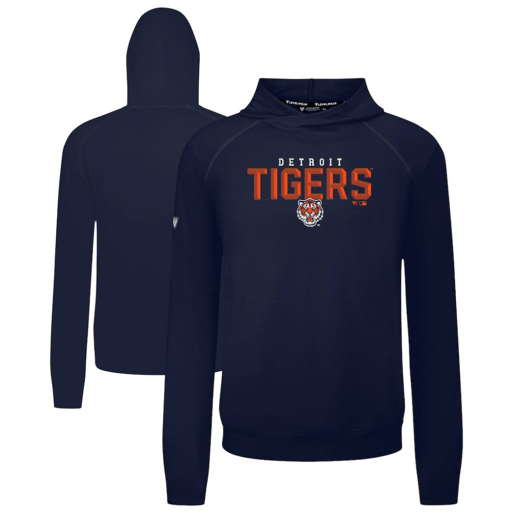 Detroit Tigers Levelwear Mandate Carve Tri-Blend Hoodie Lifestyle
