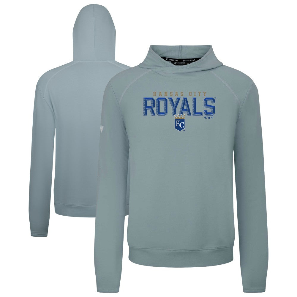 Kansas City Royals Levelwear Mandate Carve Tri-Blend Hoodie Lifestyle
