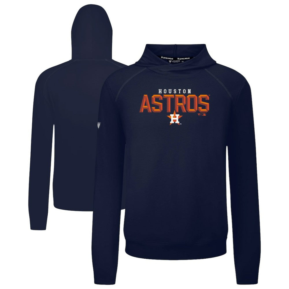 Houston Astros Levelwear Mandate Carve Tri-Blend Hoodie Clearance