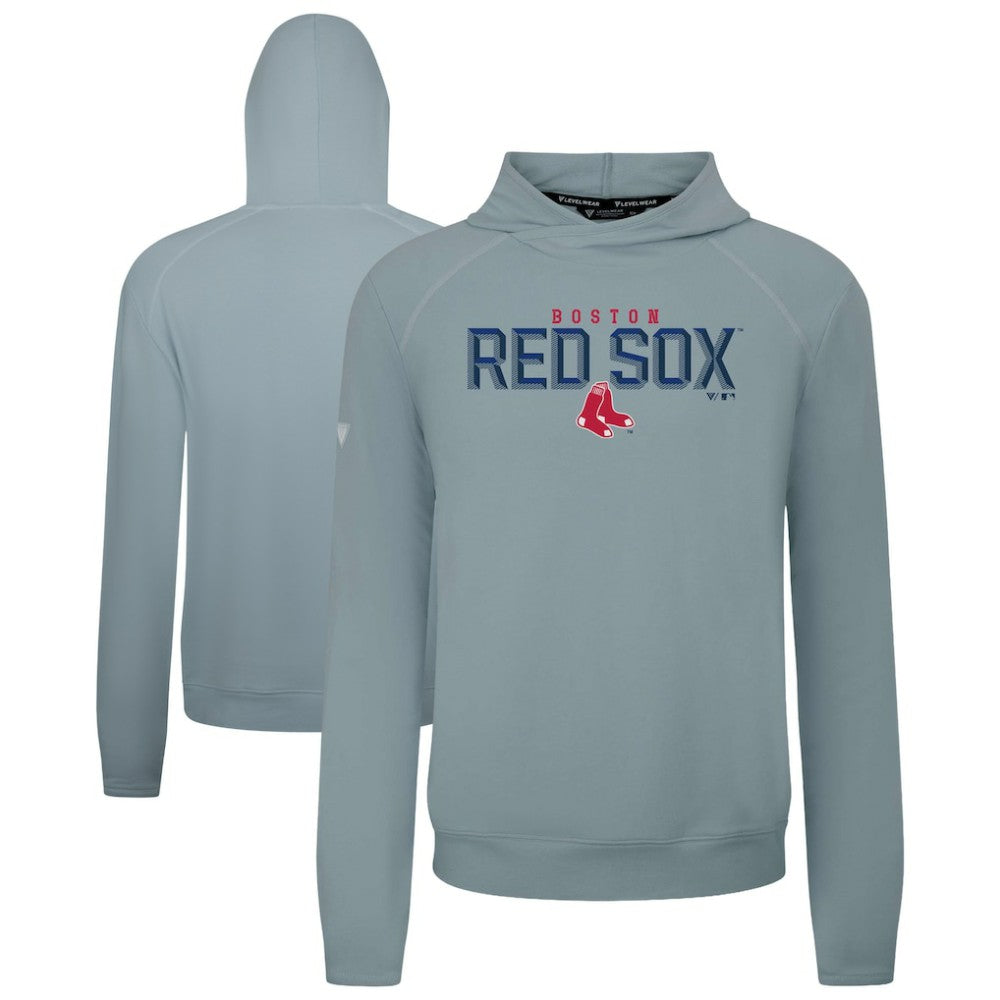 Boston Red Sox Levelwear Mandate Carve Tri-Blend Hoodie On Sale