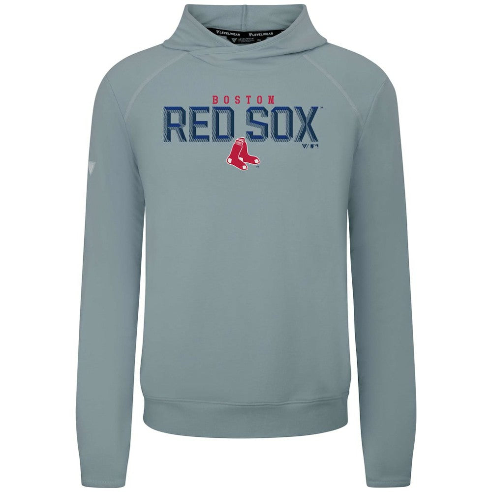 Boston Red Sox Levelwear Mandate Carve Tri-Blend Hoodie On Sale