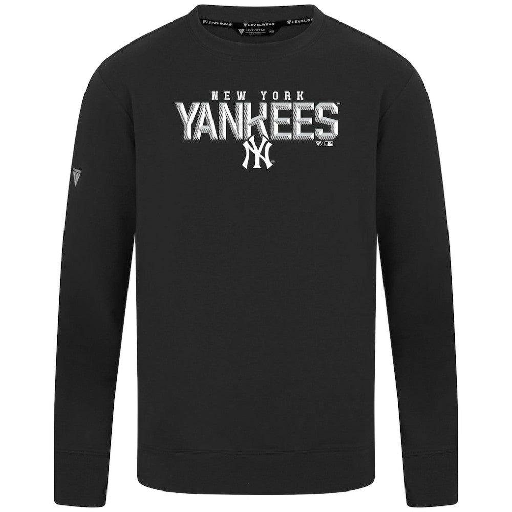 New York Yankees Levelwear Mandate Carve Tri-Blend Sweatshirt Lifestyle