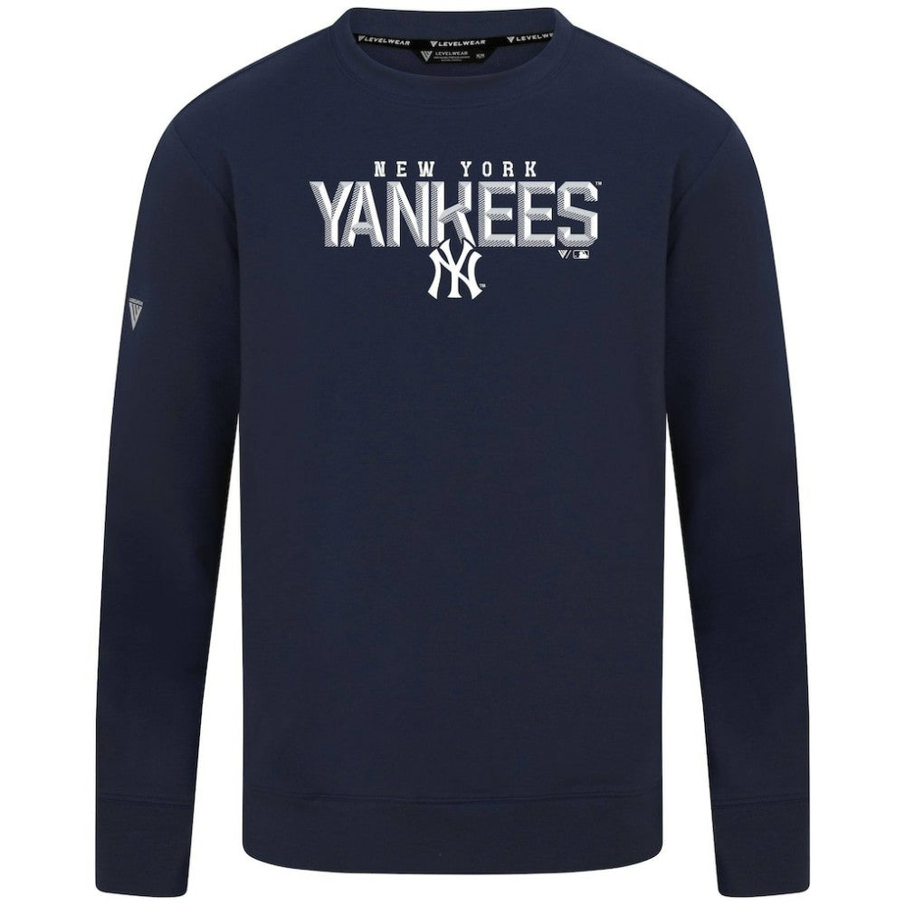 New York Yankees Levelwear Mandate Carve Tri-Blend Sweatshirt for sale