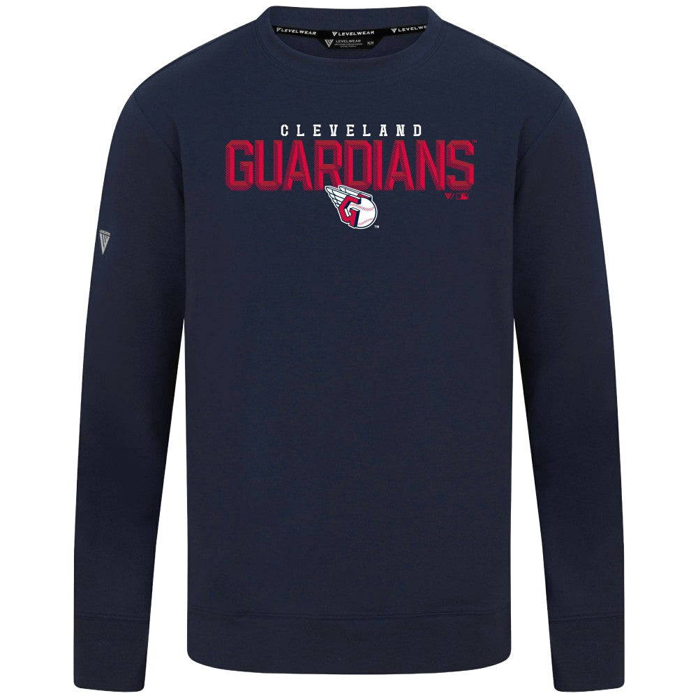 Cleveland Guardians Levelwear Mandate Carve Tri-Blend Sweatshirt discount