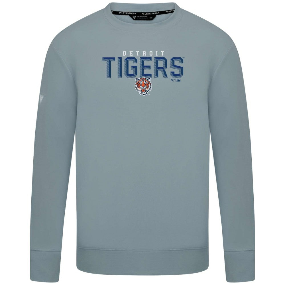 Detroit Tigers Levelwear Mandate Carve Tri-Blend Sweatshirt Lifestyle