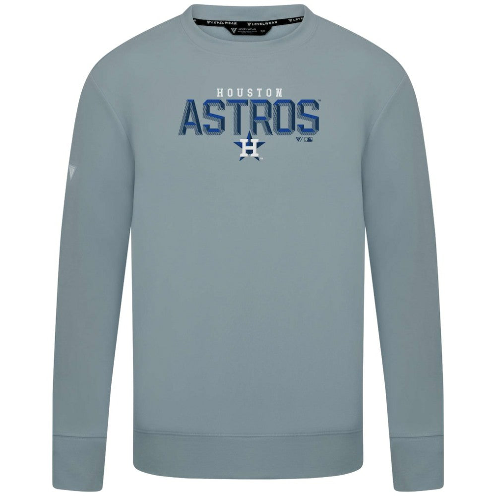 Houston Astros Levelwear Mandate Carve Tri-Blend Sweatshirt Lifestyle