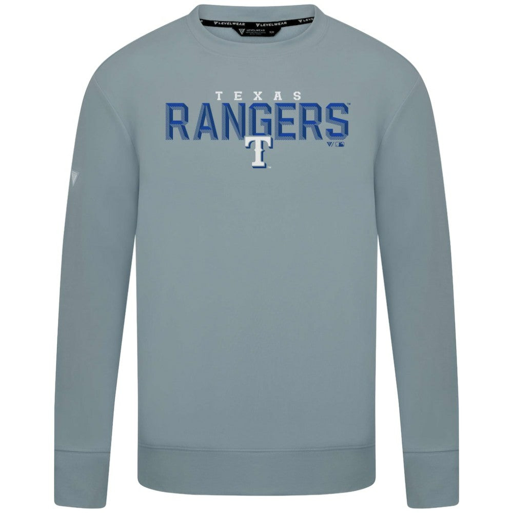 Texas Rangers Levelwear Mandate Carve Tri-Blend Sweatshirt Lifestyle