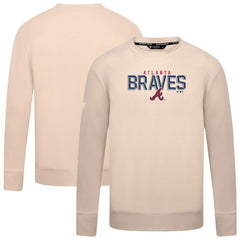 Atlanta Braves Levelwear Mandate Carve Tri-Blend Sweatshirt On Sale