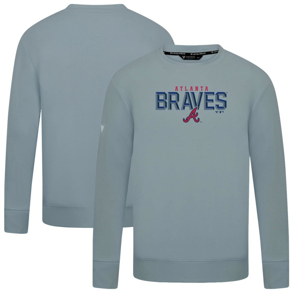 Atlanta Braves Levelwear Mandate Carve Tri-Blend Sweatshirt Near Me