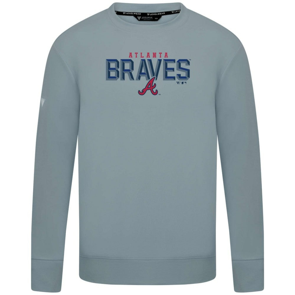 Atlanta Braves Levelwear Mandate Carve Tri-Blend Sweatshirt Near Me