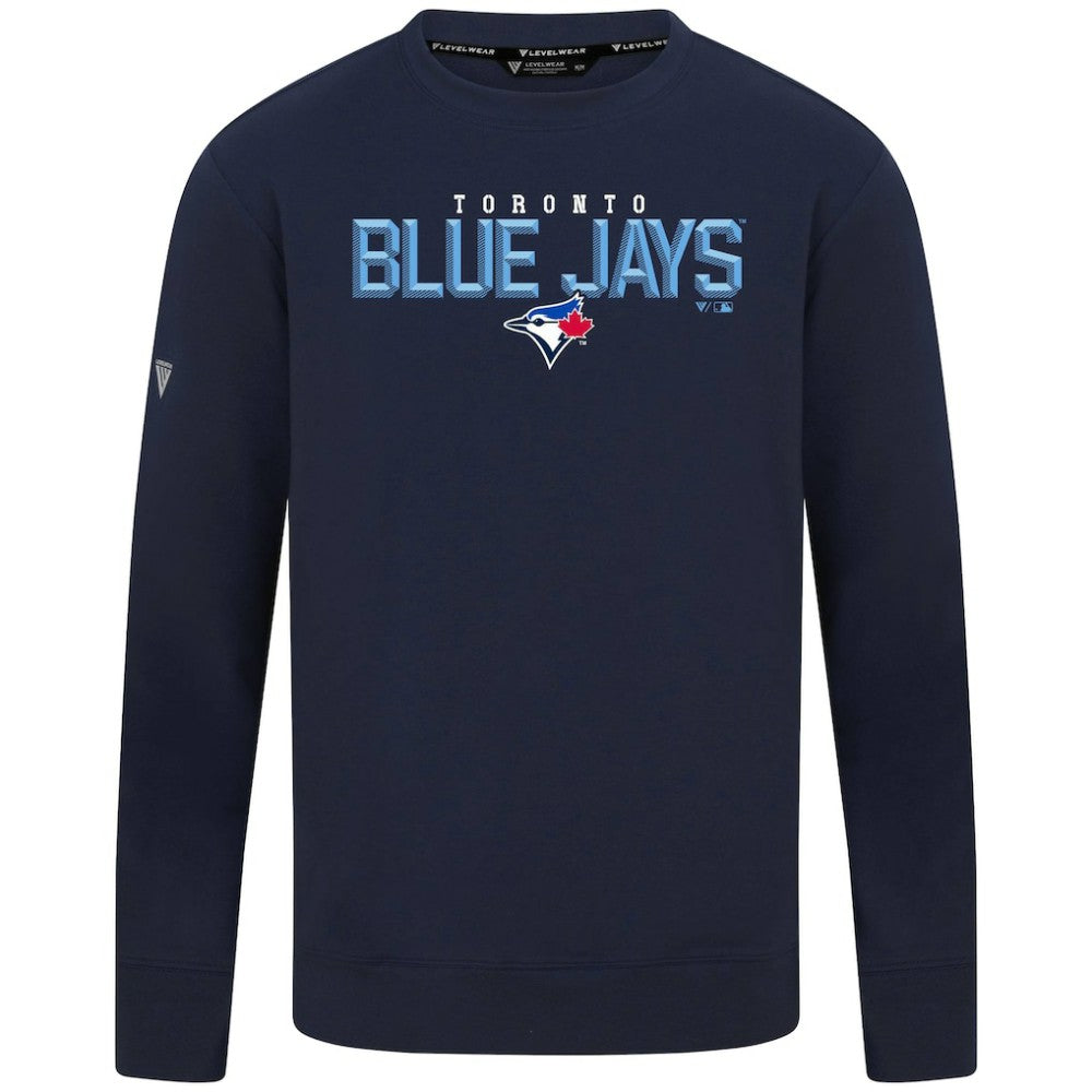 Toronto Blue Jays Levelwear Mandate Carve Tri-Blend Sweatshirt Lifestyle