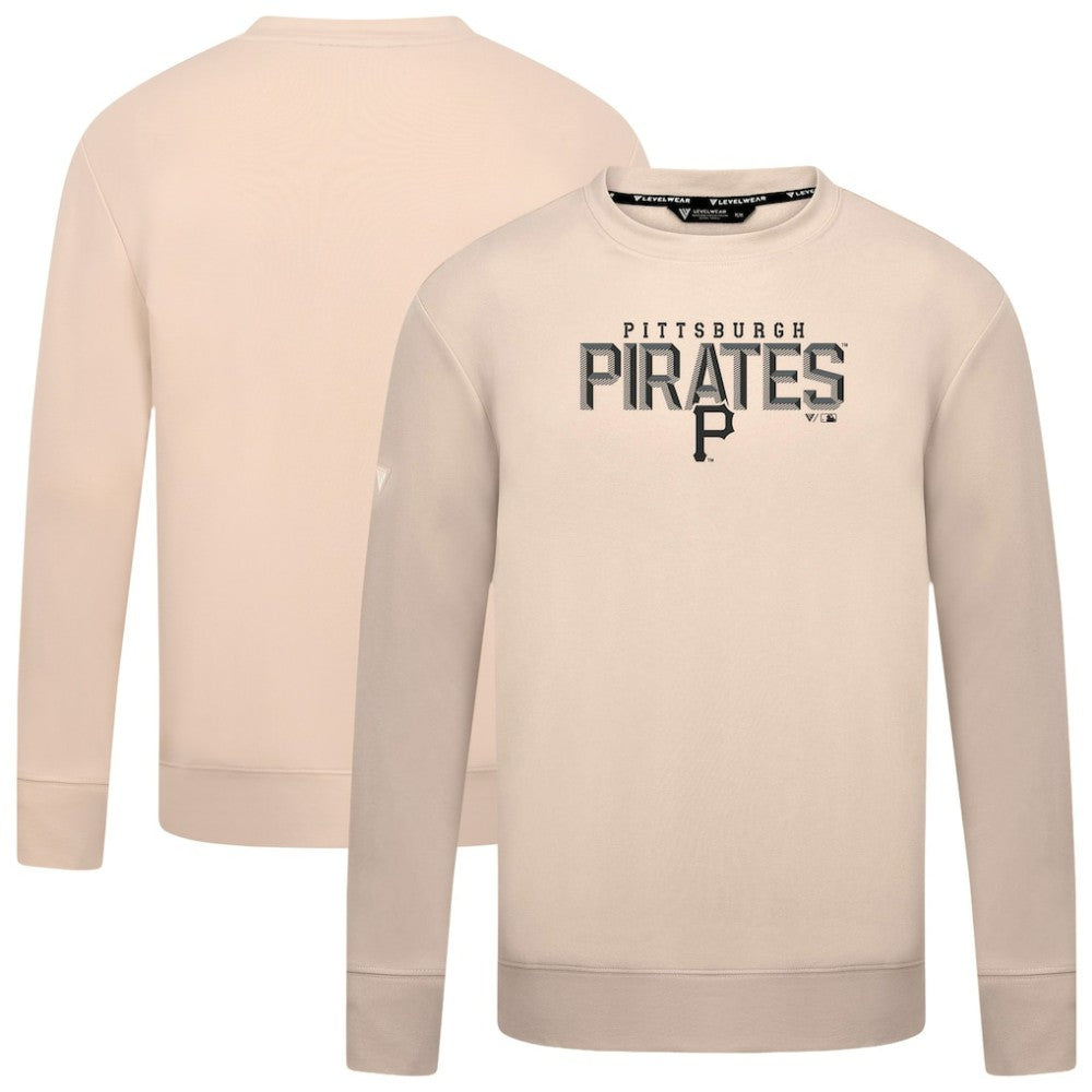 Pittsburgh Pirates Levelwear Mandate Carve Tri-Blend Sweatshirt discount