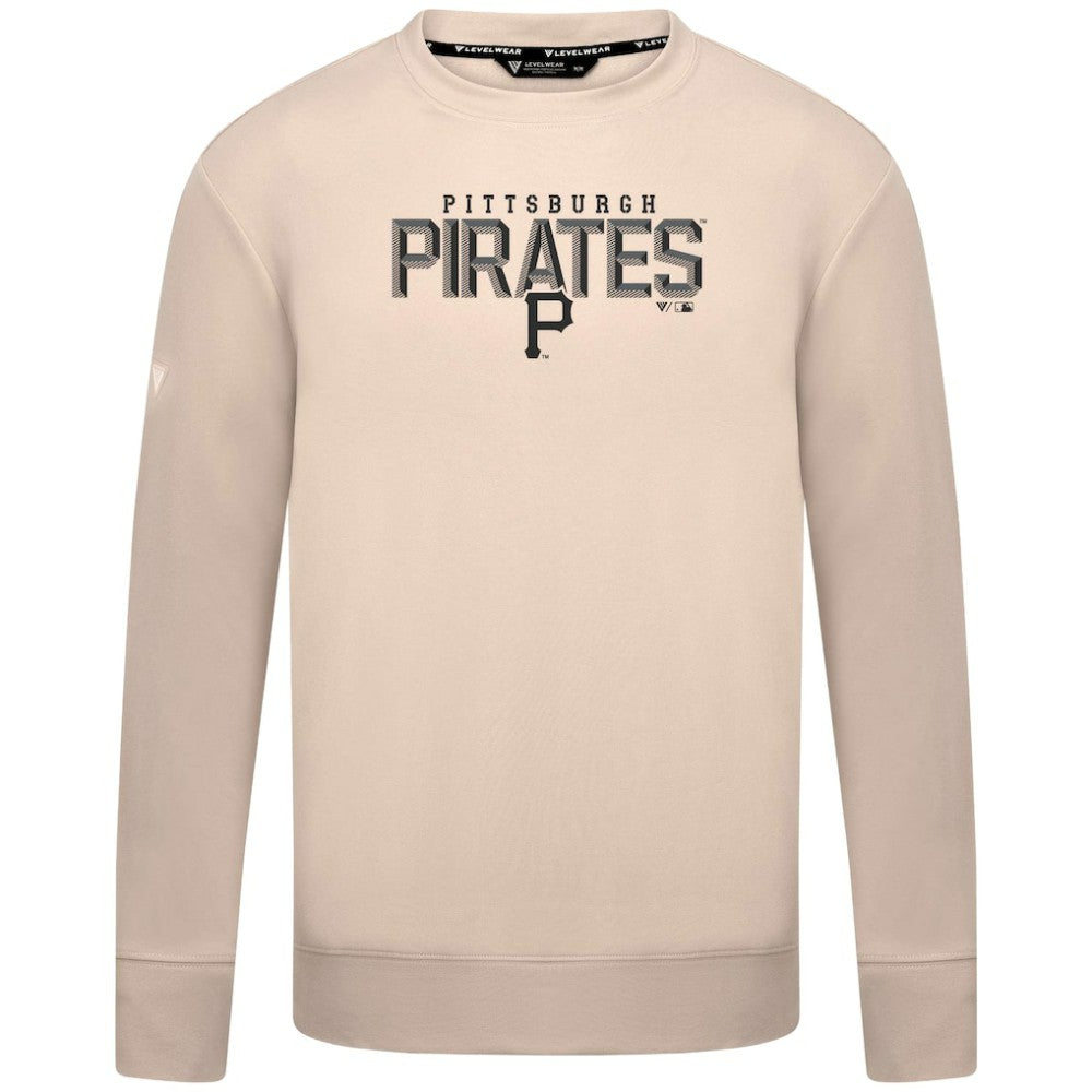 Pittsburgh Pirates Levelwear Mandate Carve Tri-Blend Sweatshirt discount