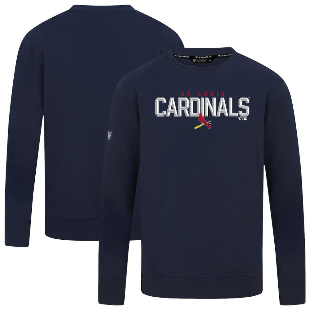 St. Louis Cardinals Levelwear Mandate Carve Tri-Blend Sweatshirt Sale